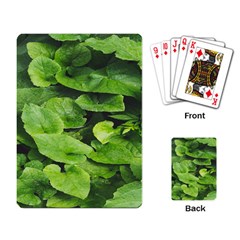 Layered Plant Leaves Iphone Wallpaper Playing Cards Single Design (rectangle)