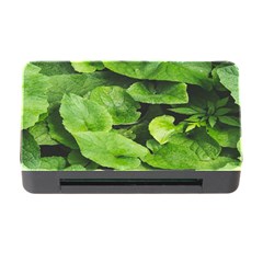 Layered Plant Leaves Iphone Wallpaper Memory Card Reader With Cf by artworkshop