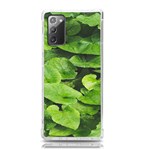 Layered plant leaves iphone wallpaper Samsung Galaxy Note 20 TPU UV Case Front