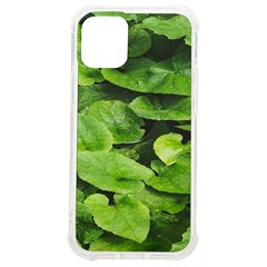 Layered Plant Leaves Iphone Wallpaper Iphone 12 Mini Tpu Uv Print Case	