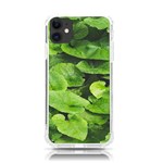 Layered plant leaves iphone wallpaper iPhone 11 TPU UV Print Case Front