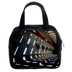 Leading Lines A Holey Walls Classic Handbag (two Sides) by artworkshop