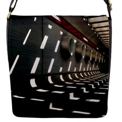 Leading Lines A Holey Walls Flap Closure Messenger Bag (s) by artworkshop