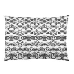 Black And White Tribal Print Pattern Pillow Case