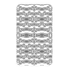 Black And White Tribal Print Pattern Memory Card Reader (rectangular)