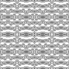 Black And White Tribal Print Pattern Play Mat (square)