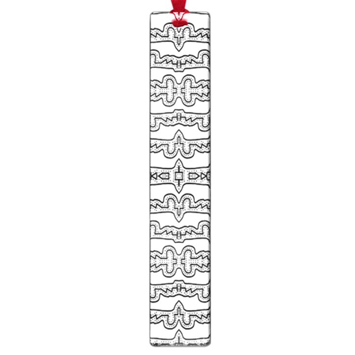 Black And White Tribal Print Pattern Large Book Marks