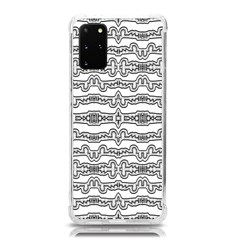 Black And White Tribal Print Pattern Samsung Galaxy S20plus 6 7 Inch Tpu Uv Case by dflcprintsclothing