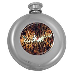 Art Installation Science Museum London Round Hip Flask (5 Oz) by artworkshop