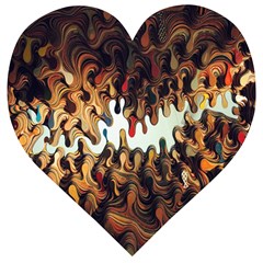 Art Installation Science Museum London Wooden Puzzle Heart by artworkshop