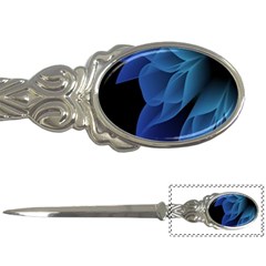 Abstract Blue Background Letter Opener by artworkshop