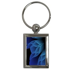 Abstract Blue Background Key Chain (rectangle) by artworkshop