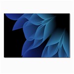 Abstract Blue Background Postcards 5  x 7  (Pkg of 10) Front