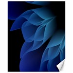 Abstract Blue Background Canvas 11  x 14  10.95 x13.48  Canvas - 1