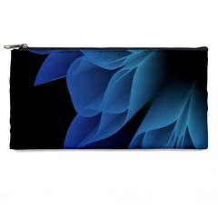 Abstract Blue Background Pencil Case by artworkshop