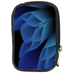 Abstract Blue Background Compact Camera Leather Case by artworkshop