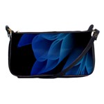 Abstract Blue Background Shoulder Clutch Bag Front