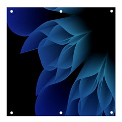 Abstract Blue Background Banner And Sign 4  X 4  by artworkshop