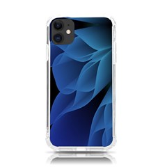 Abstract Blue Background Iphone 11 Tpu Uv Print Case