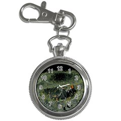 Astronaut Lying In Flowers Fantasy Key Chain Watches by artworkshop