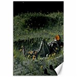 Astronaut Lying In Flowers Fantasy Canvas 20  x 30  19.62 x28.9  Canvas - 1