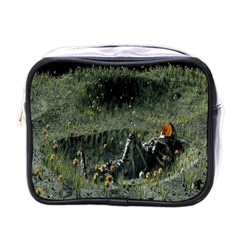 Astronaut Lying In Flowers Fantasy Mini Toiletries Bag (one Side) by artworkshop