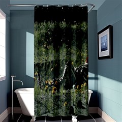 Astronaut Lying In Flowers Fantasy Shower Curtain 36  X 72  (stall)  by artworkshop