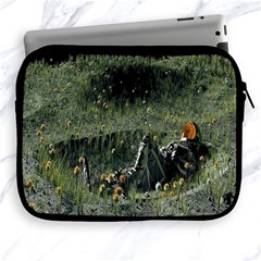 Astronaut Lying In Flowers Fantasy Apple Ipad 2/3/4 Zipper Cases by artworkshop