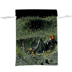 Astronaut Lying In Flowers Fantasy Lightweight Drawstring Pouch (xl) by artworkshop