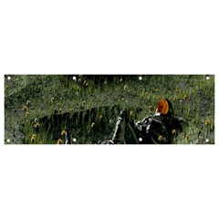 Astronaut Lying In Flowers Fantasy Banner And Sign 9  X 3  by artworkshop