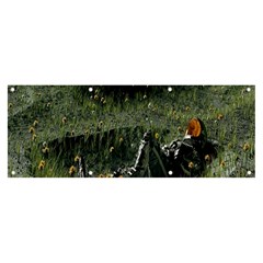 Astronaut Lying In Flowers Fantasy Banner And Sign 8  X 3  by artworkshop