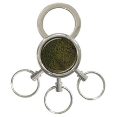 Green Grunge Background 3-ring Key Chain by artworkshop