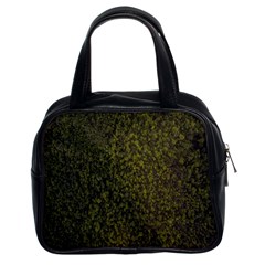 Green Grunge Background Classic Handbag (two Sides) by artworkshop