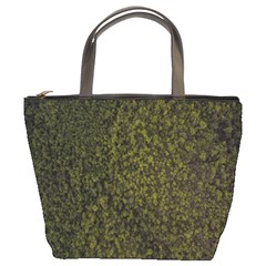 Green Grunge Background Bucket Bag by artworkshop