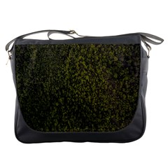 Green Grunge Background Messenger Bag by artworkshop