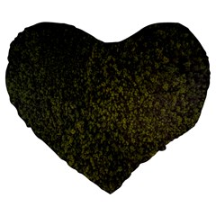 Green Grunge Background Large 19  Premium Heart Shape Cushions by artworkshop