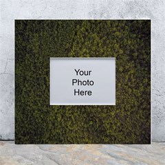 Green Grunge Background White Wall Photo Frame 5  X 7  by artworkshop