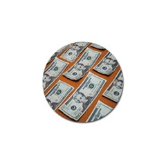 Money Pattern Golf Ball Marker (4 Pack) by artworkshop