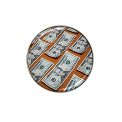 Money Pattern Hat Clip Ball Marker by artworkshop