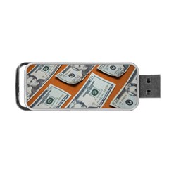 Money Pattern Portable Usb Flash (one Side) by artworkshop