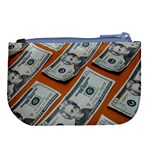 Money pattern Large Coin Purse Back