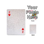 Pattern Abstrakwallpaper Playing Cards 54 Designs (Mini) Front - Heart2