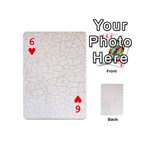 Pattern Abstrakwallpaper Playing Cards 54 Designs (Mini) Front - Heart6