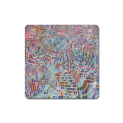 Pattern Texture Design Square Magnet by artworkshop