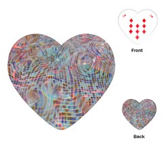 Pattern Texture Design Playing Cards Single Design (heart) by artworkshop