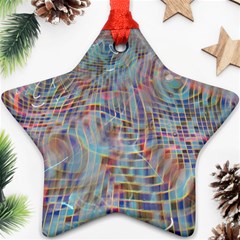 Pattern Texture Design Star Ornament (two Sides) by artworkshop