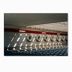 Patterned Tunnels On The Concrete Wall Postcard 4 x 6  (pkg Of 10) by artworkshop