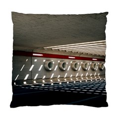 Patterned Tunnels On The Concrete Wall Standard Cushion Case (one Side) by artworkshop