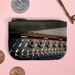 Patterned Tunnels On The Concrete Wall Mini Coin Purse by artworkshop