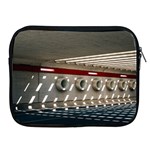 Patterned tunnels on the concrete wall Apple iPad 2/3/4 Zipper Cases Front